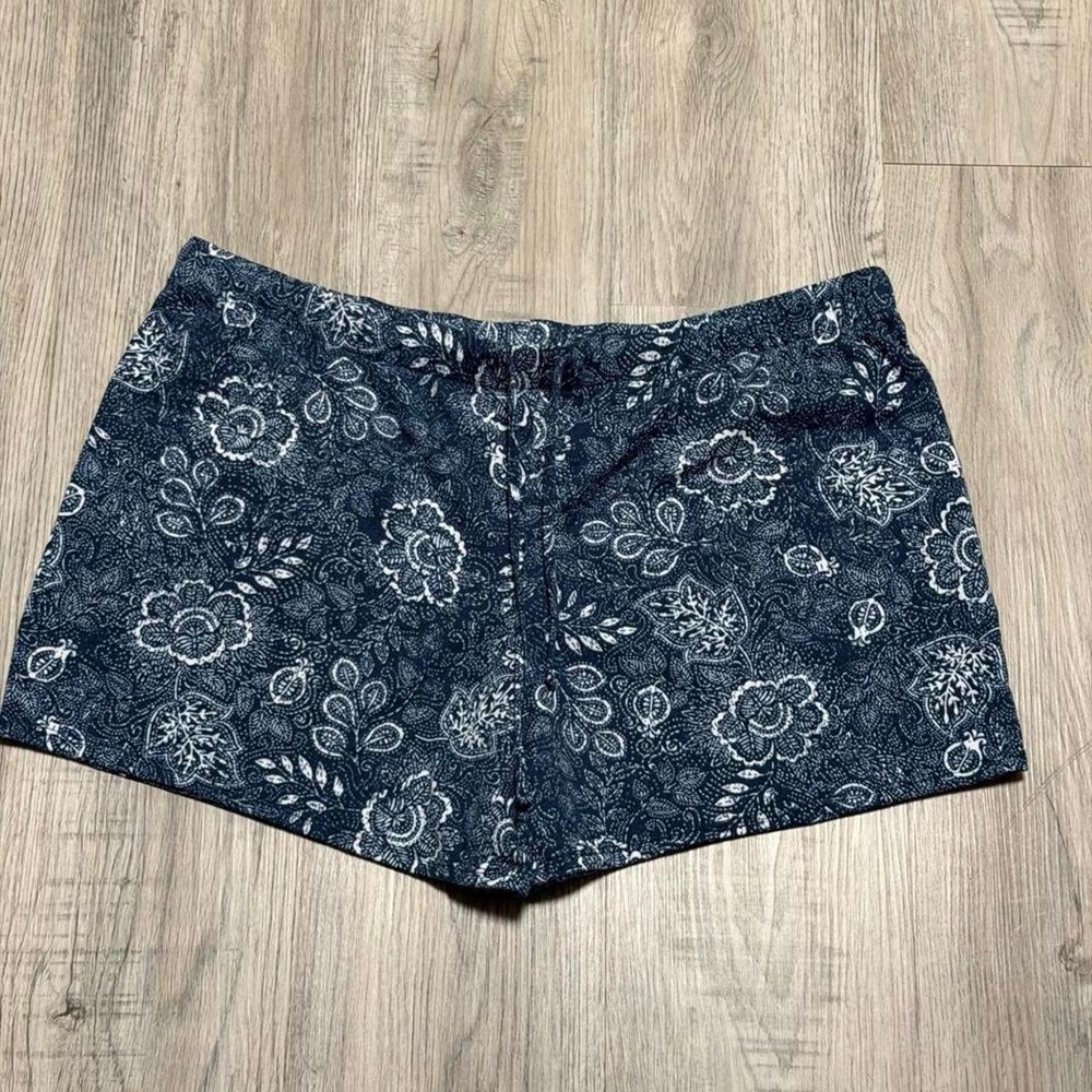 Lucky Brand Floral Print Shorts Women Size XL
